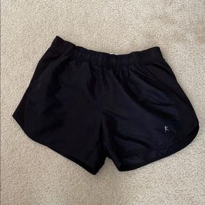 Black athletic shorts